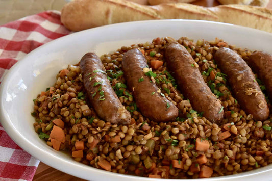 Sausage and Lentils